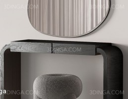 میز آرایش + پاف