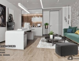 اتاق کار سبک مدرن