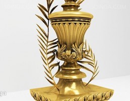 مدل سه بعدی جام طلایی