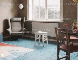 صحنه داخلی آپارتمان سبک مدرن