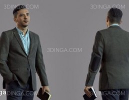 کاراکتر مرد ایستاده