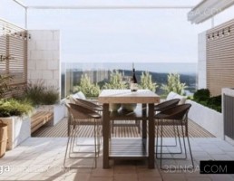 صحنه داخلی اتاق ناهار خوری برای اسکچاپ