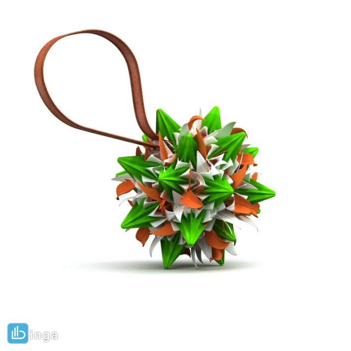 گل مصنوعی آویز
