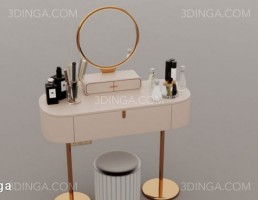 میز آرایش + پاف