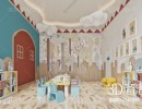 صحنه داخلی مهد کودک مدرن
