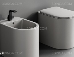 توالت فرنگی + بیده