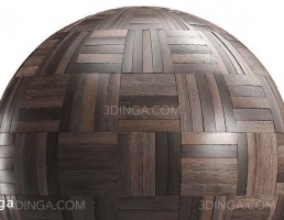 تکسچر پارکت چوبی تیره