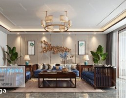 اتاق نشیمن سبک چینی