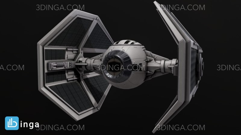 مدل سه بعدی Tie Interceptor