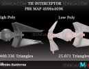 مدل سه بعدی Tie Interceptor