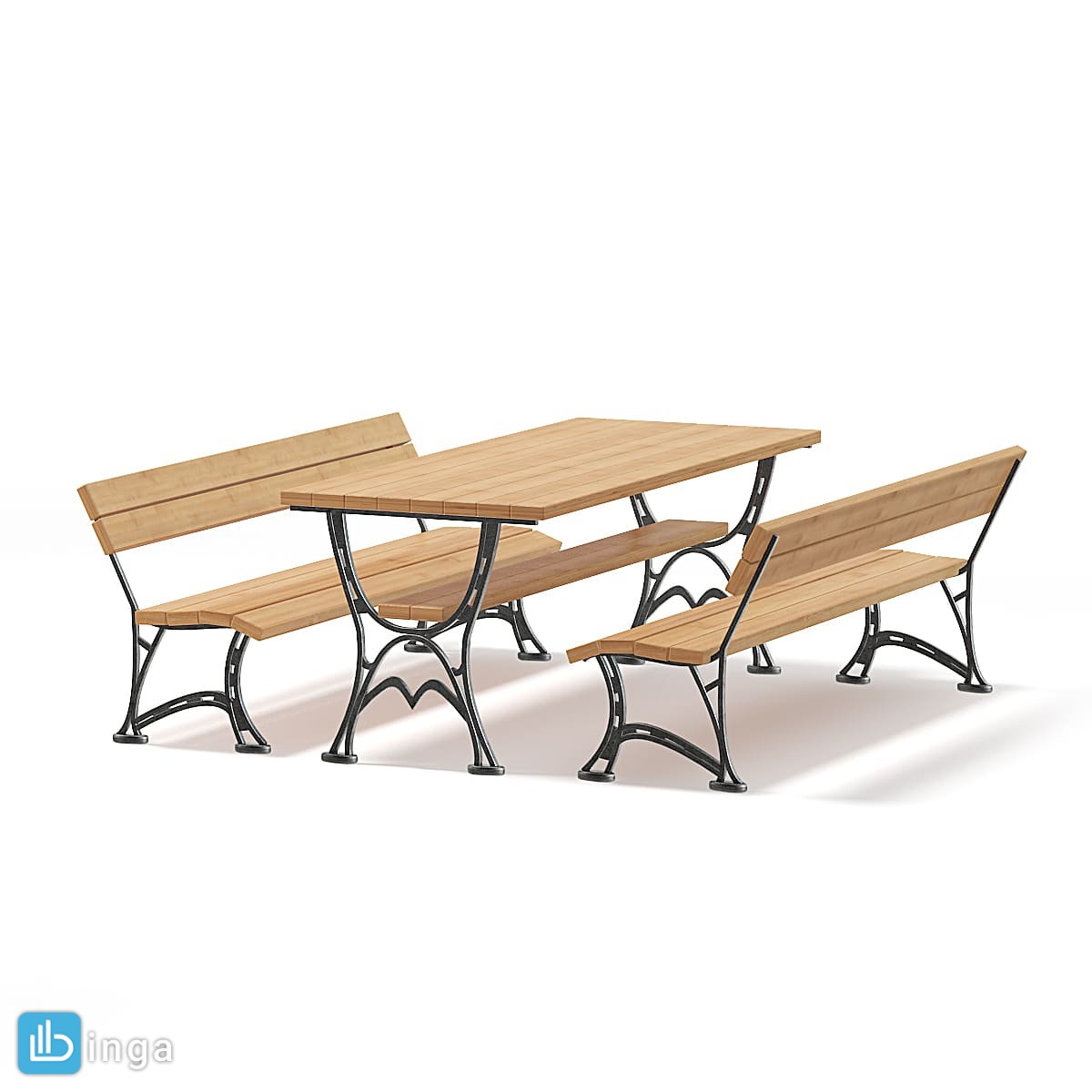 ست میز و نیمکت