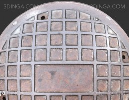 تکسچر خیابان Manhole Cover