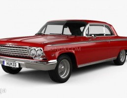 ماشین شورلت مدل Impala SS 409 سال 1962