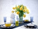 میز غذا + وسایل تزیینی