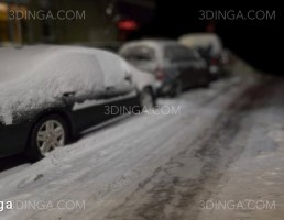 خیابان برفی در بروکلین