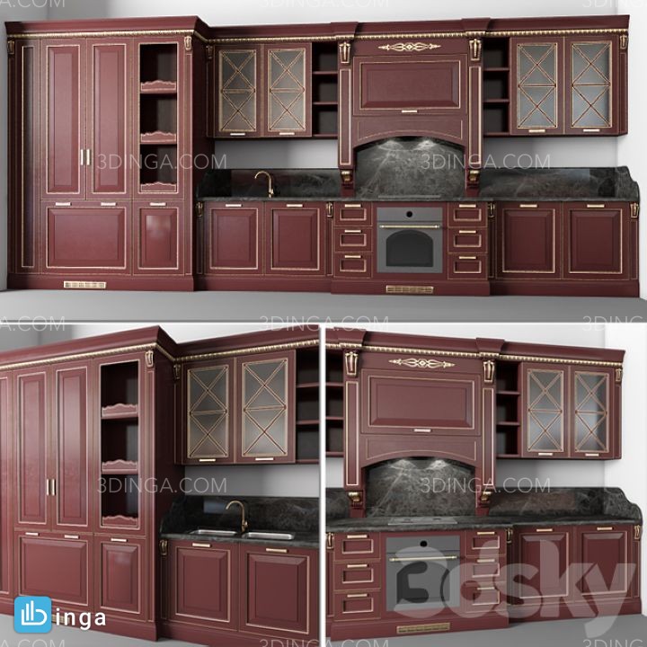 کابینت آشپزخانه کلاسیک