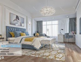 اتاق خواب سبک پست مدرن
