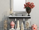 آینه و کنسول + وسایل تزیینی