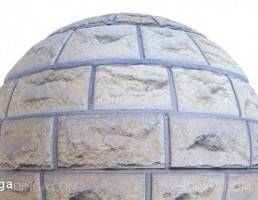 تکسچر دیوار آجری زرد
