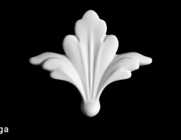 گچبری به شکل گل