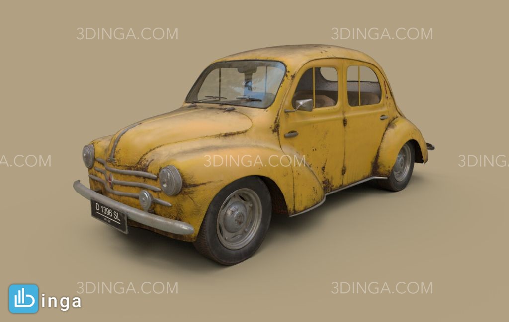 ماشین رنو 4 سی وی سال 1960