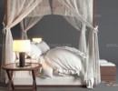 تخت خواب دو نفره سایبان دار مدرن