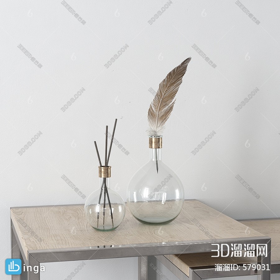 مدل سه بعدی وسایل دکوری