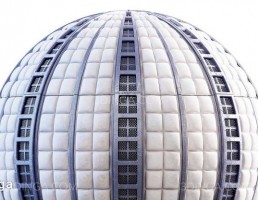 تکسچر دیوار پر از ایستگاه فضایی
