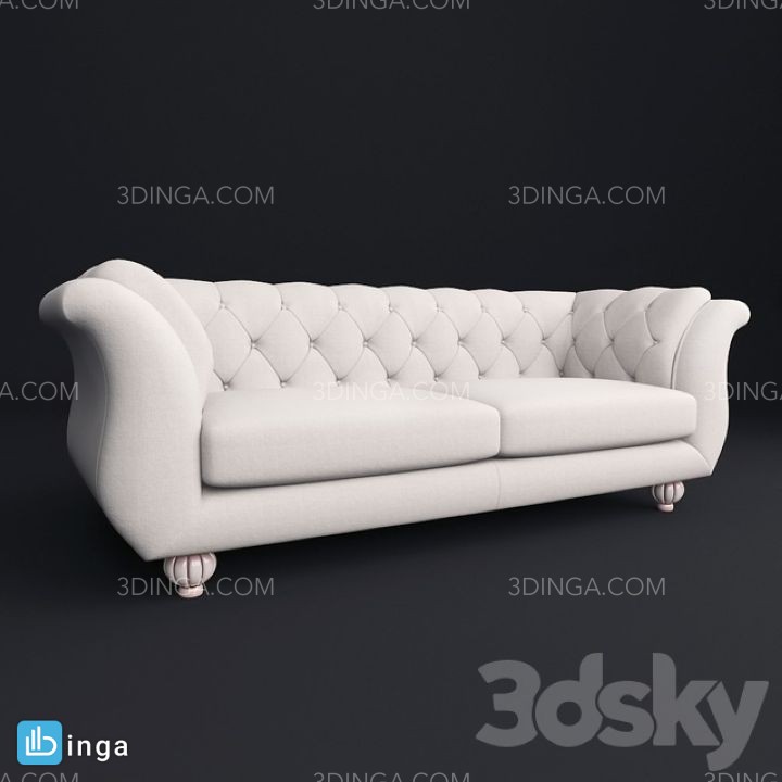 مبل راحتی سه نفره کلاسیک