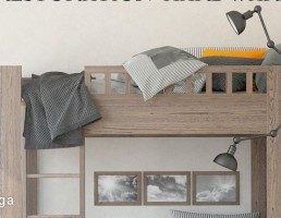تخت دو طبقه کودک