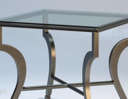 میز کنار تختی کلاسیک