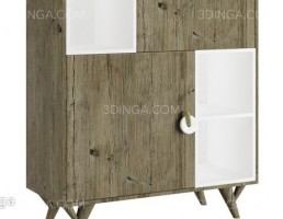 قفسه چوبی کتاب