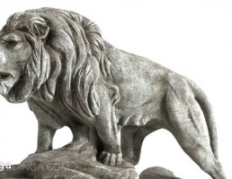 مجسمه شیر سنگی
