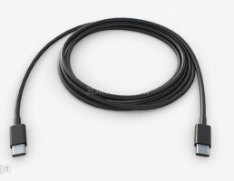 کابل USB C دو طرفه مشکی
