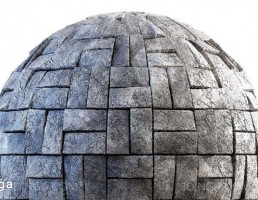 تکسچر پیاده رو سنگی