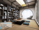 اتاق پذیرایی سبک ژاپنی