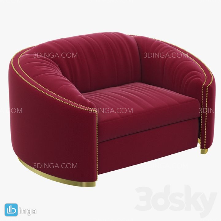 مبل تک نفره کلاسیک