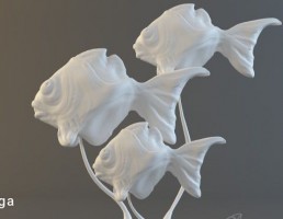مجسمه ماهی