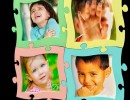 قاب عکس به شکل پازل
