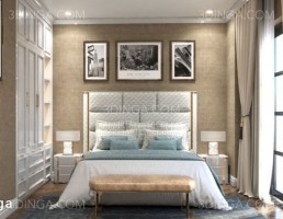 صحنه داخلی اتاق خواب برای اسکچاپ