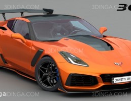 ماشین شورولت کوروت ZR1 C7 سال 2018