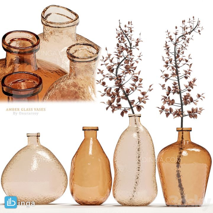 گلدان‎های شیشه‌ای