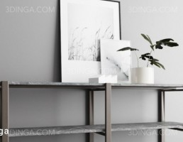 دکوراسیون تزئینی + قفسه کتاب