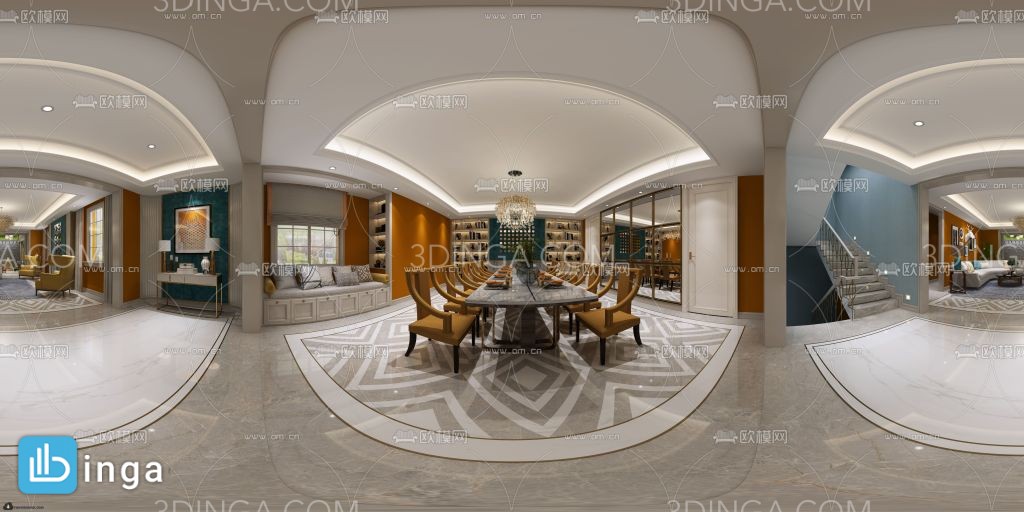 صحنه داخلی اتاق پذیرایی