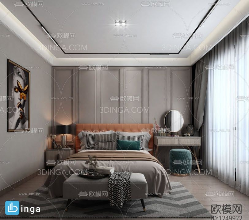 اتاق خواب سبک مدرن