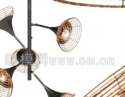 مدل سه بعدی لوستر مدرن