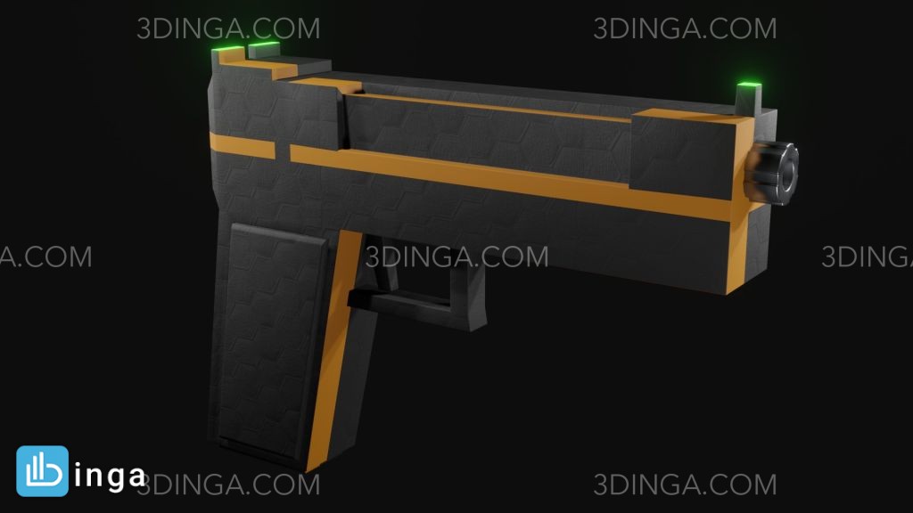 پک سلاح گرم Low Poly