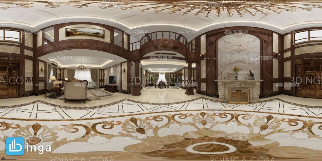 صحنه داخلی اتاق پذیرایی