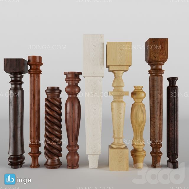 پایه چوبی کلاسیک
