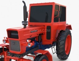 مدل سه بعدی تراکتور v8